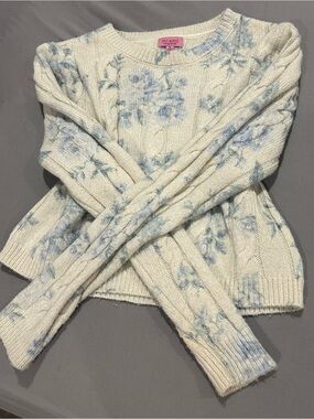 Francesca’s Floral Sweater